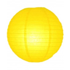 16" Paper Lantern Lemon Regular Wire